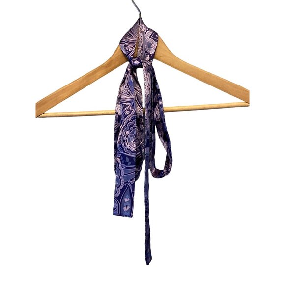 Indigo & Lavender Womens Scarf #G-5-4-025 - Picture 2 of 4